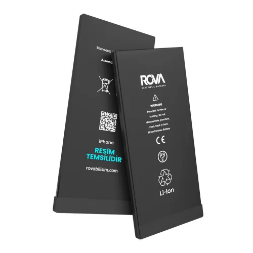 Rova Filmsiz iPhone 13 Pro Max Batarya Pil 4450 mAh