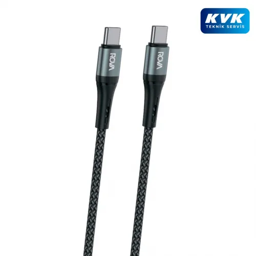 Rova KB215 Type-C To Type-C Hızlı Şarj Kablosu