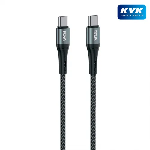 Rova KB215U Type-C To Type-C Hızlı Şarj Kablosu