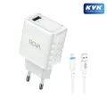 Rova SB114M PD20W A Giriş 2.4A A-L Kablolu Şarj Başlığı 12W