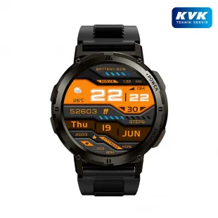 Rova Stone T2 Smart Watch - Siyah - KVK Teknik Servis Garantili