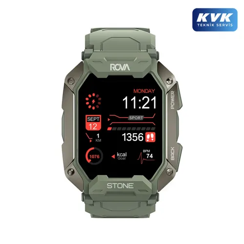 Rova Stone Smart Watch - Yeşil